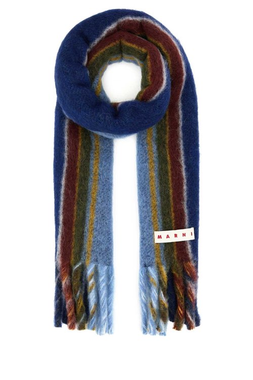 Marni Multicolor Mohair Blend Scarf - UAW051SCZC0076Y0STB50