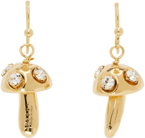 Marni Mushroom Earrings - Gold - ORMV0441A0M200000Y65