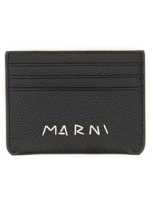 Marni Portacarte Con Rammendo Logo - PFMI0104U0-P6533