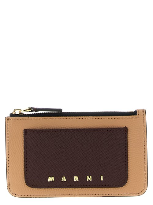Marni Saffiano Leather Cardholder - PFMO0025U7LV520ZP059