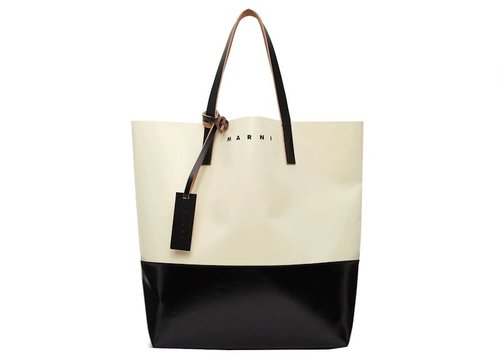 Marni Tote Bag - White/Black