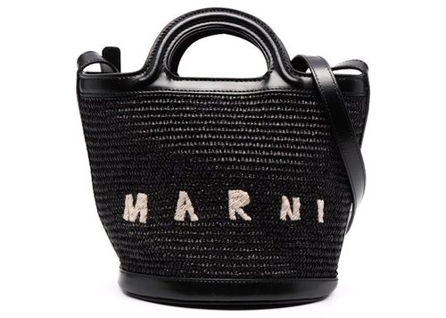 Marni Tropicalia Bucket Bag - Black