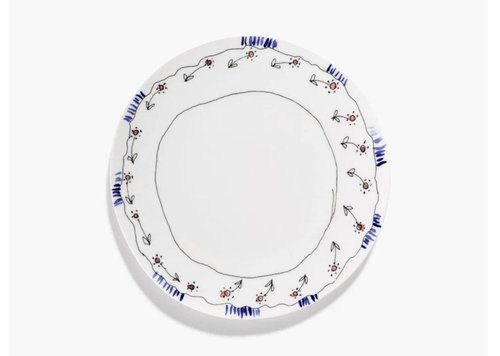 Marni x Serax Anemone Milk Starter Plate - Pink Blue