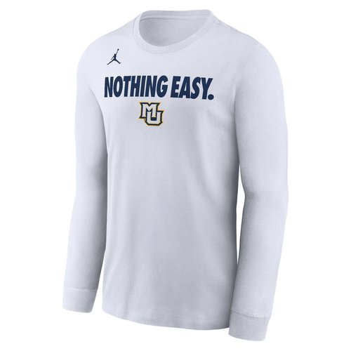 Marquette Air Jordan College Long-Sleeve T-Shirt - White - M22284MMME-WHT