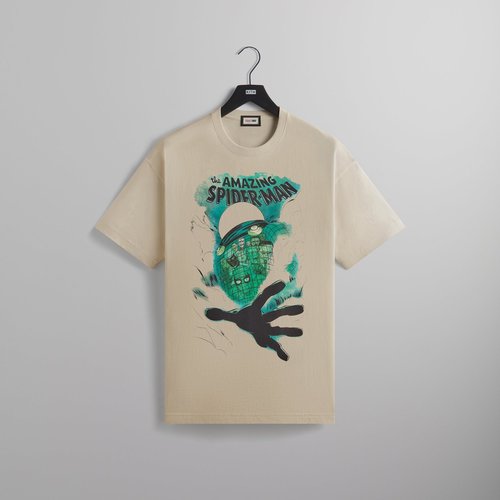 ☆ KITH x SPIDER-MAN Mysterio Mirrors tee コラボTシャツ ☆ Kith Marvel SpiderMan Mysterio Mirrors Tee Shirt 'Concrete