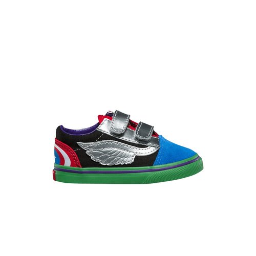 Vans Marvel x Old Skool V | Multi-Color | Size 4 - VN0A344KU3V