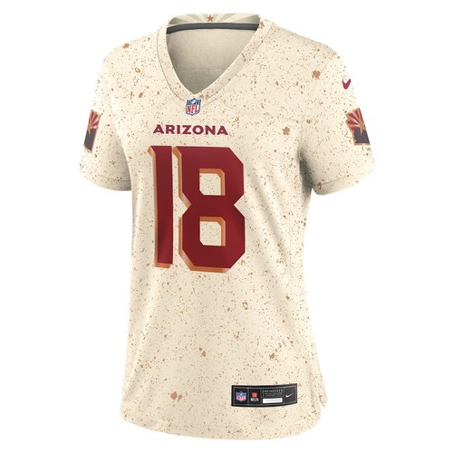 Marvin Harrison Jr. Arizona Cardinals Rivalries Collection Womenâs Nike NFL Game Jersey - Natural - 67NW0G619CF-ZZ1