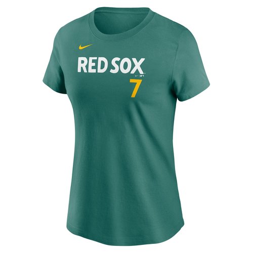 Masataka Yoshida Boston Red Sox City Connect Fuse Nike MLB T-Shirt - Green - NKAF3CCBQ9-Y02