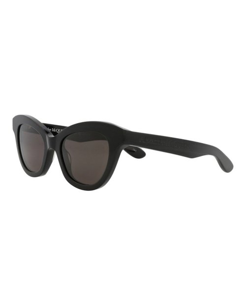 Mcq Alexander McQueen Alexander McQueen Cat Eye Sunglasses - Black Black Grey (Am0391S/30014332/001)