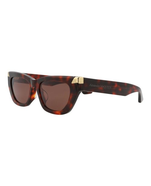 Mcq Alexander McQueen Alexander McQueen Cat Eye Sunglasses - Havana Havana Brown (Am0440Sa/30015178/003)