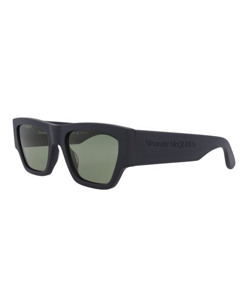 Mcq Alexander McQueen Alexander McQueen Square Rectangle Sunglasses - Blue Blue Green (Am0393S/30014334/005)