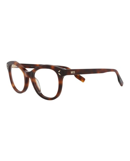 McQ Alexander McQueen Cat Eye Optical Frames - Havana Havana Transparent (Mq0330O/30011554/002)