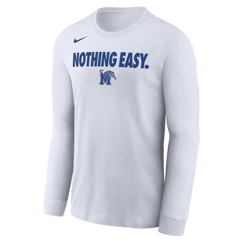 Memphis Nike College Long-Sleeve T-Shirt - White - M22284MMMT-WHT