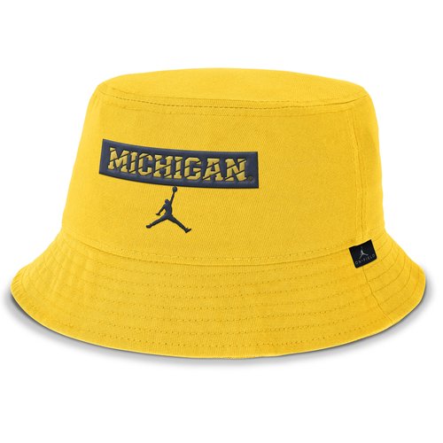 Michigan Apex Air Air Jordan College Bucket Hat - Maize - JC1578HMWN-F3D