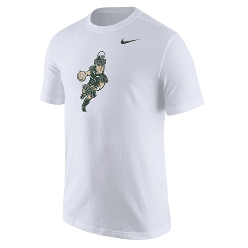 Michigan State Nike College T-Shirt - White - M11332P324-MSU