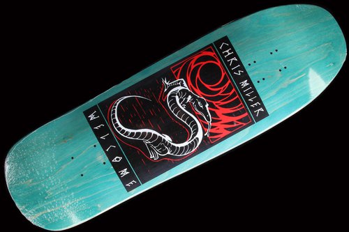 Miller Lizard On Gaia Teal Stain Deck 9.75 - 9.75