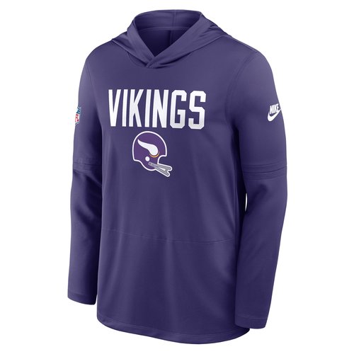 Minnesota Vikings Pass Accuracy Nike Dri-FIT NFL Long-Sleeve Hooded Top - Purple - 03B952MQ9M-D60
