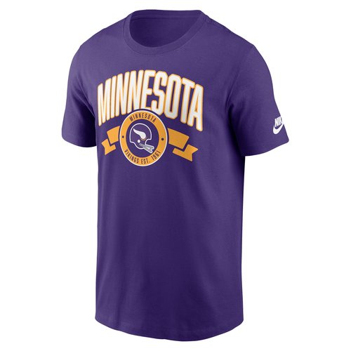 Minnesota Vikings Rewind Front And Back Hit Essential Nike NFL T-Shirt - Purple - N19951LQ9M-93P