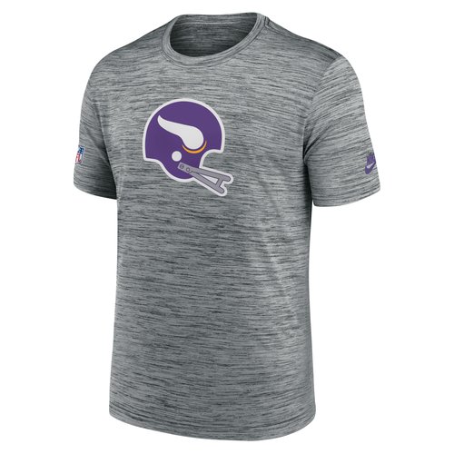 Minnesota Vikings Sideline Velocity Nike Dri-FIT NFL T-Shirt - Grey Heather - 02ER06GQ9M-EJ0