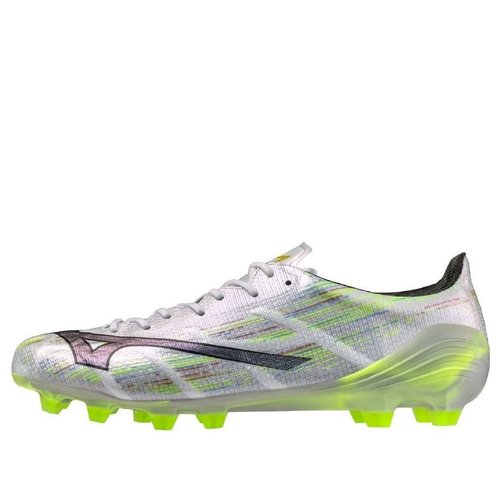 Mizuno Alpha 2 Made in Japan FG - Silver/Neon - P1GA2560-09