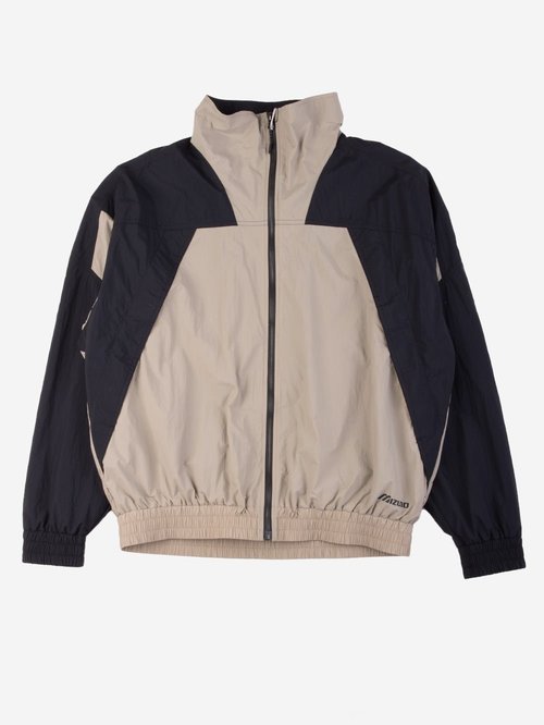 Mizuno LIGHT WINDBREAKER JACKET - Beige/Black - B2GEC135-99
