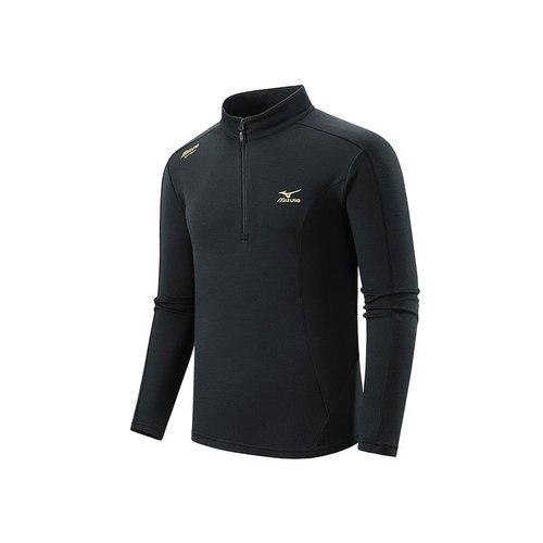 Mizuno Hybrid Long Sleeve T-Shirt - Black - A2CA3501