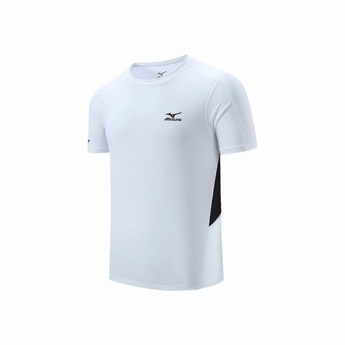 Mizuno Logo Sport T-Shirt - White - A2CA4105