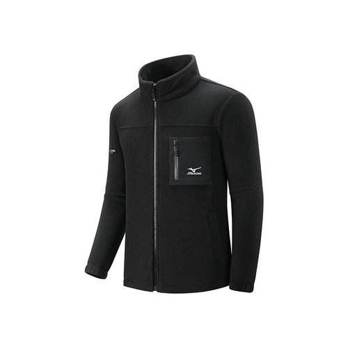 Mizuno Porto Fleece Jacket - Black - A2CC3504
