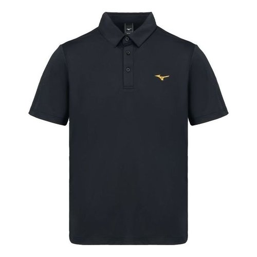 Mizuno Quick Dry Polo Shirt - Black - P2CC23Z5
