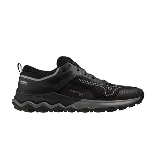 Mizuno Men's Wave Ibuki 4 GTX Trainers - Black / Metallic Gray / Dark Shadow