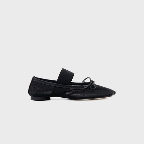 MM6 Maison Margiela Anatomic Numeric Ballerina - Black - SWZ0101P7138T8013