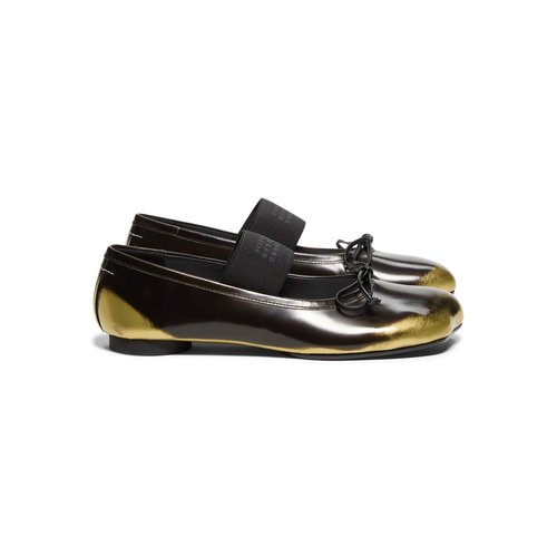 MM6 Maison Margiela Anatomic Shiny Ballerlinas - S59WZ0099P7979H2582