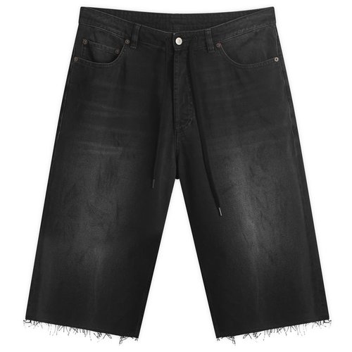 MM6 Maison Margiela Bermuda Denim Shorts - Black - SH0MU0014-M30064-961
