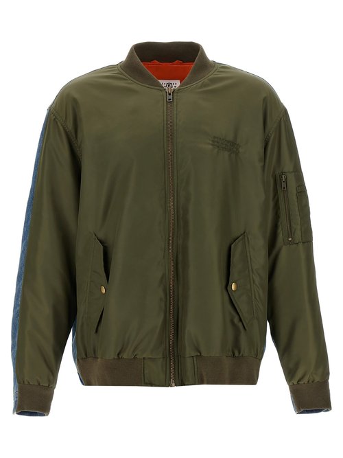 MM6 Maison Margiela Double Fabric Zip Bomber Jacket | Size 50 - SH0AM0044 MTN038 961