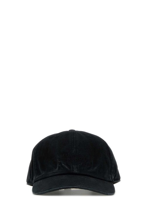 MM6 Maison Margiela Black Canvas Baseball Cap - SH0TC0005M35346_899