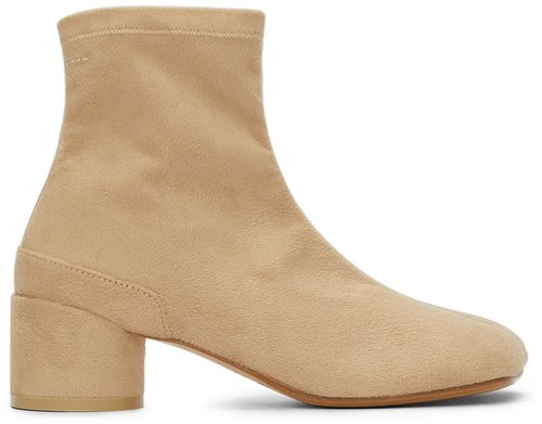 black soft ankle boots