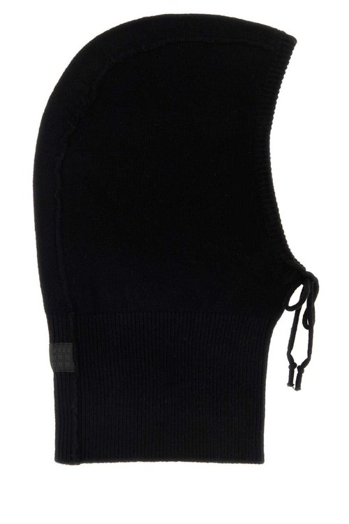MM6 Maison Margiela Black Wool Blend Balaclava - S62TB0005M13187 900