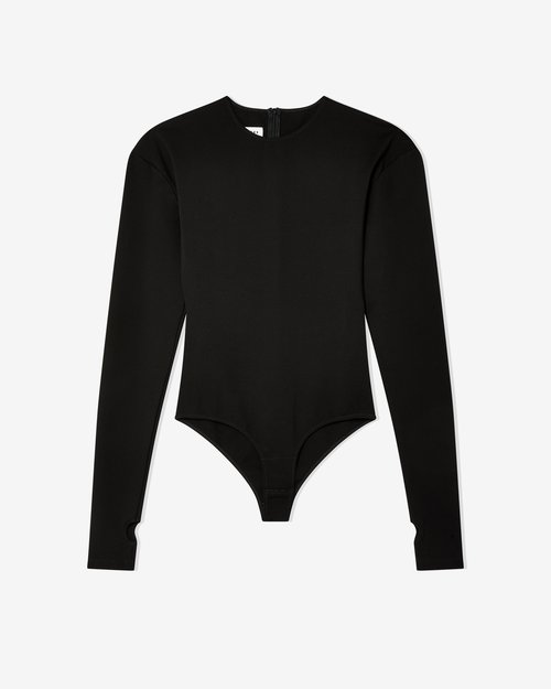MM6 Maison Margiela Ls Bodysuit - Black - S62NA0083M20151900