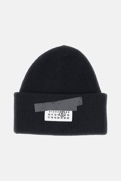 MM6 Maison Margiela Ribbed Beanie - SH2TB0003M13168900S