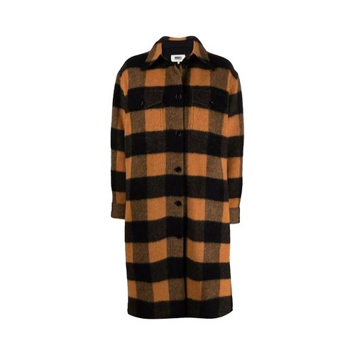 MM6 Maison Margiela Checked Wool Blend Coat | Size L - S52AA0190M35472001F