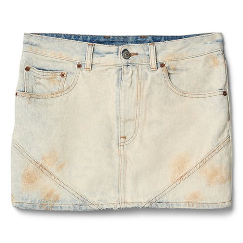 MM6 Maison Margiela Denim Mini Skirt - S52MC0011-M30018-982