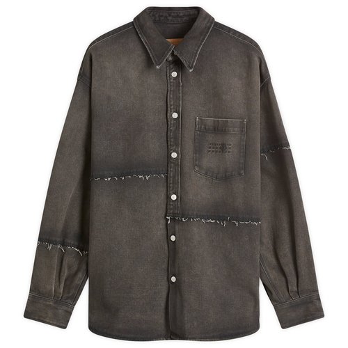 MM6 Maison Margiela Denim Overshirt - Wolf Grey - SH2DT0009-S30848-962