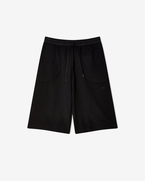 MM6 Maison Margiela Drawstring Shorts - Black - SH0MU0019M25014900