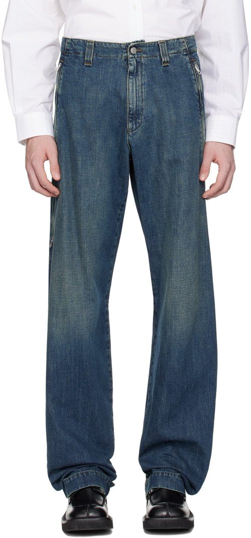 MM6 Maison Margiela Five-Pocket Jeans - Blue - SH0KA0011 S30888961