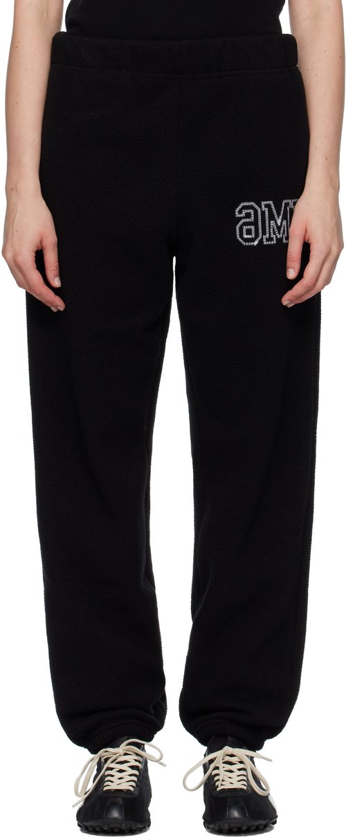 MM6 Maison Margiela Fleece Sweatpants - Black - S52KA0550 M20126900