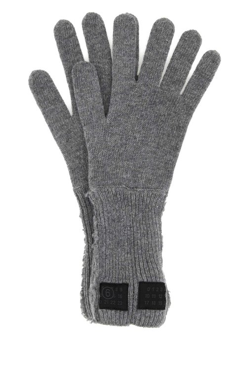 MM6 Maison Margiela Grey Wool Blend Gloves - S62TS0078M13198 854