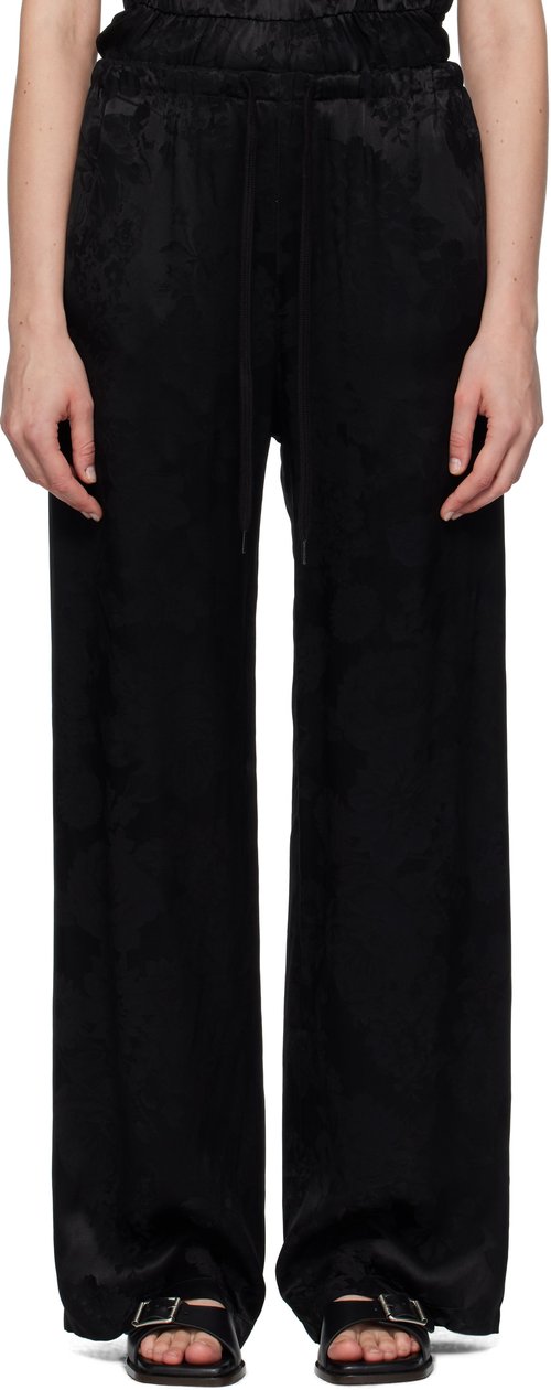 MM6 Maison Margiela Jacquard Trouser - Black - S52KA0551M35471002J