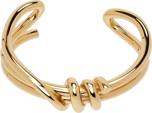 MM6 Maison Margiela Knot Bracelet - Polished yellow - SM6UY0111P8858950