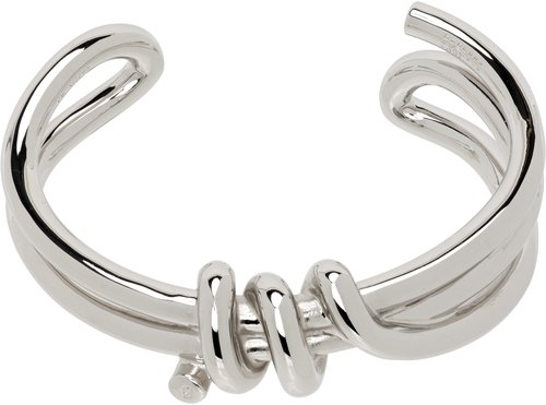 MM6 Maison Margiela Knotted Bracelet - Polished palladi - SM6UY0111P8858951