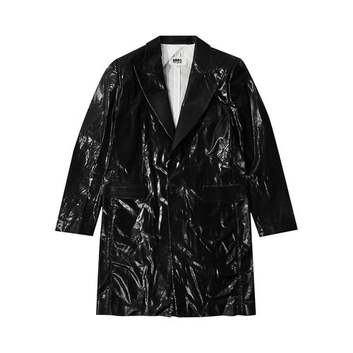 MM6 Maison Margiela Leather Look Coat - S62AA0048 S49818 966